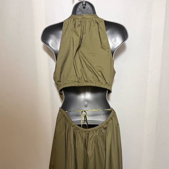 NWT Michael Kors Olive Dress size M - Picture 2 of 3
